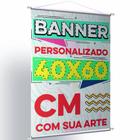 Kit 3 Banners Personalizado - 40x60 Cm - Shop G Artes