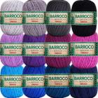 Kit 3 Barbante Barroco Maxcolor 6 200g