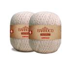 Kit 3 Barbante Barroco Natural Círculo Fio 6 3.558m - 2100g - Circulo