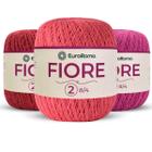 Kit 3 Barbantes Linha Fiore Euroroma - 500m 150g TEX 295 Nº2