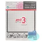 Kit 3 Bases De Corte 30X30 Brother Scanncut Sdx - Sem Cola - Tekstolder