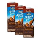 Kit 3 Bebida Vegetal De Amêndoas Sabor Chocolate Almond Breeze 1l - Piracanjuba