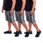 Kit 3 Bermudas Plus Size Masculina Short Tactel Treino Academia