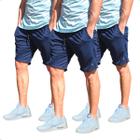 KIT 3 Bermudas Treino Dry Fit Shorts Esporte Academia 102