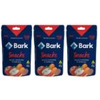 Kit 3 Bifinho Cachorro Snacks Frutas Maçã Bark