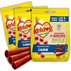 Kit 3 Bifinho Petisco Keldog Criadores Sabor Carne para Cães - 500g - Kelco