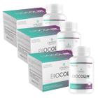 Kit 3 Biocolin Hair 500mg Silício Vitam E 60 Cap Central Nutrition