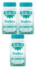 Kit 3 Biotina 30Mcg C/60 Cápsulas Chamel