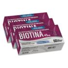 Kit 3 Biotina 45µg Cabelos E Unhas 60 Comprimidos - Arte Nativa