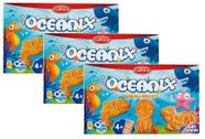 Kit 3 Biscoito Oceanix Cereals Biscuits Cuétara Espanha 110G