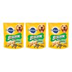 Kit 3 Biscoito Pet Pedigree Biscrok Multi 500g cada