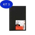 Kit 3 Bloco Sketchbook Canson One 98fls 100g/m2 A6(14,8cmx10,5cm)