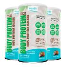 Kit 3 Body Protein Equaliv 440g Coco