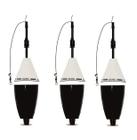 Kit 3 Boias Cevadeira Kuro 52gr Jr Pesca Azul Amarela Rosa Preta Branca 52 g
