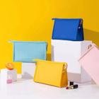 Kit 3 bolsas nécessaire sintética modelo impermeável organizadora acolchoada