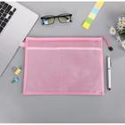 Kit 3 Bolsas nécessaire transparente com zíper portátil moderno