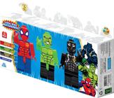 KIT 3 Bonecos de montar heróis homem aranha - hulk - pantera negra - GGB Plast