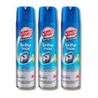 Kit 3 Brilha Inox Scotch-Brite Limpeza Profissional 400ml 3M