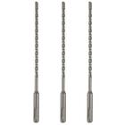 Kit 3 Broca Sds 6Mm X 210Mm Concreto Martelete Profissional - Eda Profissional