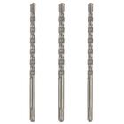 Kit 3 Brocas Sds Plus 10X160Mm Metal Duro Concreto Martelete