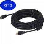 Kit 3 Cabo Hdmi 10 Metros