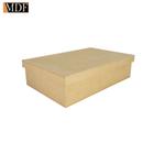 Kit 3 Caixa Retangular Tampa Sapato 30x25x8 Mdf Madeira