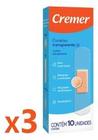 Kit 3 Caixas C/10 Undades Curativo Cremercare Transparente Cremer