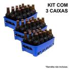 Kit 3 Caixas Engradado Cerveja 300ml P/ 15 Garrafas (não acompanha garrafas) -