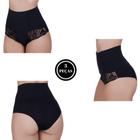 Kit 3 Calcinha Cinta Modeladora Compressão Cós Alto - c13 KIT 3 FERNANDA