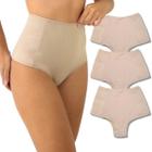 Kit 3 Calcinha Modeladora Cinta Elástico Anti Culote Rupee