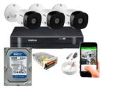 Kit 3 Cameras Bullet VHC 1220b Hd 720p 1mp Dvr Intelbras C/HD