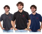 Kit 3 Camisa Polo Original Estilo Rei Top Cores