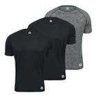 Kit 3 Camisa Térmica Segunda Pele Dryfit Masculina Proteção Solar UV50+ - Volk