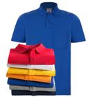 Kit 3 Camisas Polo com Bolso Masculina Blusa Camiseta Qualidade