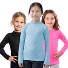 Kit 3 Camisas Térmica Segunda Pele Premium Infantil e Juvenil Peluciadas Lisas - Alikids