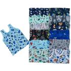 Kit 3 Camiseta Blusa Regata Bebê Malha Estampada Menino G