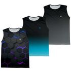 Kit 3 Camiseta Regata Academia Masculina Fitness Dry Funcional Musculação treino proteção UV - Efect