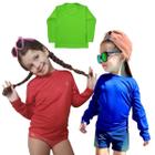 KIT 3 Camiseta Térmica Infantil Proteção Solar Uv50+ Praia - Patrulha Street