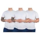 Kit 3 Camisetas Básicas Masculina Algodão Premium Slim Fit