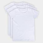 Kit 3 Camisetas Básicos K014 Feminina
