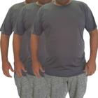 Kit 3 Camisetas Dry Fit Masculina Plus Size Academia Esportes
