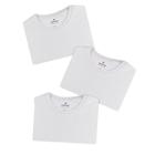 Kit 3 Camisetas Femininas Brancas Hering 100% Algodão