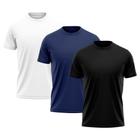 Kit 3 Camisetas Masculina Dry Fit Proteção Solar UV Térmica Academia Treino Caminhada Esporte Camisa Praia