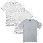 Kit 3 Camisetas Masculina Lisa Slim Algodão Premium Stock4u