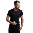 Kit 3 Camisetas Masculina Preta Básicas AF Relevo