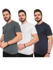 Kit 3 Camisetas Masculinas 100% Algodão Linha Premium linha Comfort Anti Bolinha