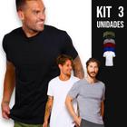 Kit Camisetas Fitness Warfit Frases 3 Unidades