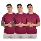 Kit 3 Camisetas Masculinas Básicas Algodão Premium TRV