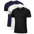 Kit 3 Camisetas Masculinas Dry Fit Academia Anti Suor Basica Lisa Corrida