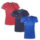 Kit 3 Camisetas Penalty X Feminino